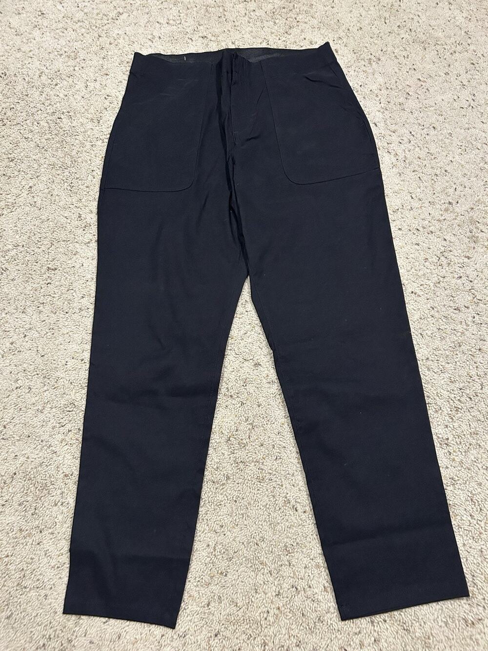 Eddie Bauer 8 Women’s PANTS Horizon Straight Ankle Black Performance Stretch E26